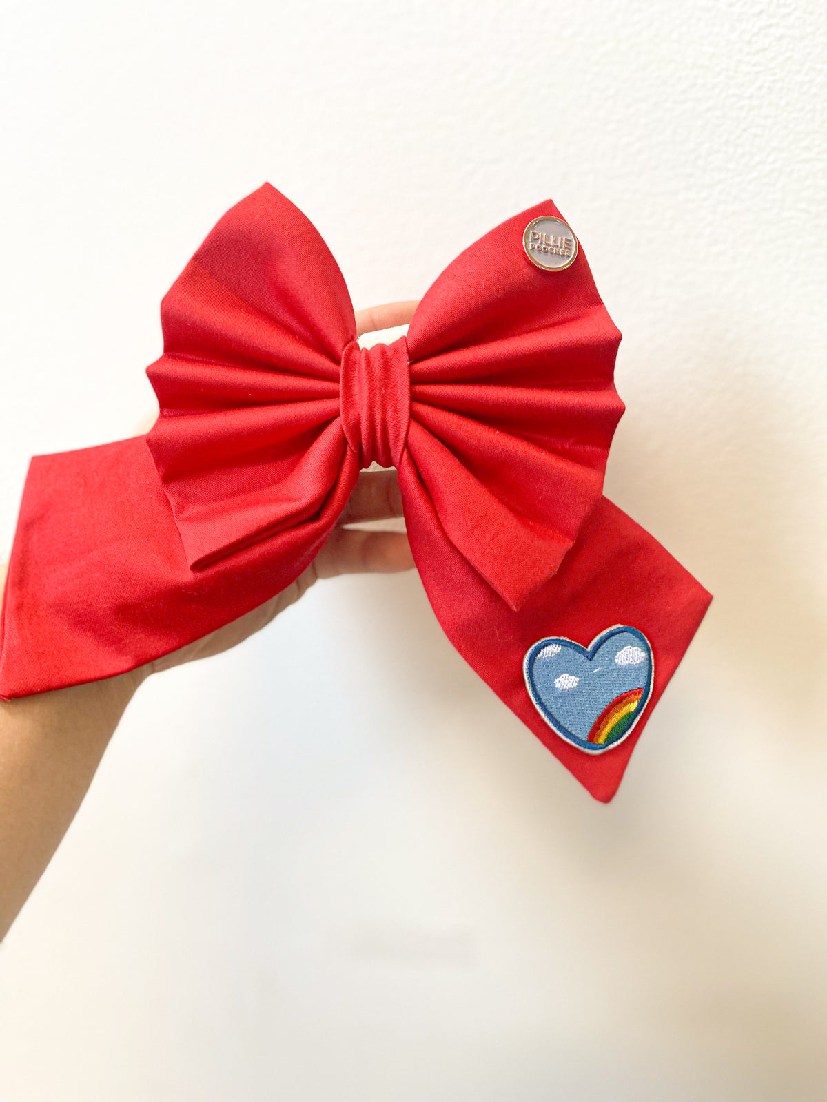 Limited Edition Red Rainbow Bow