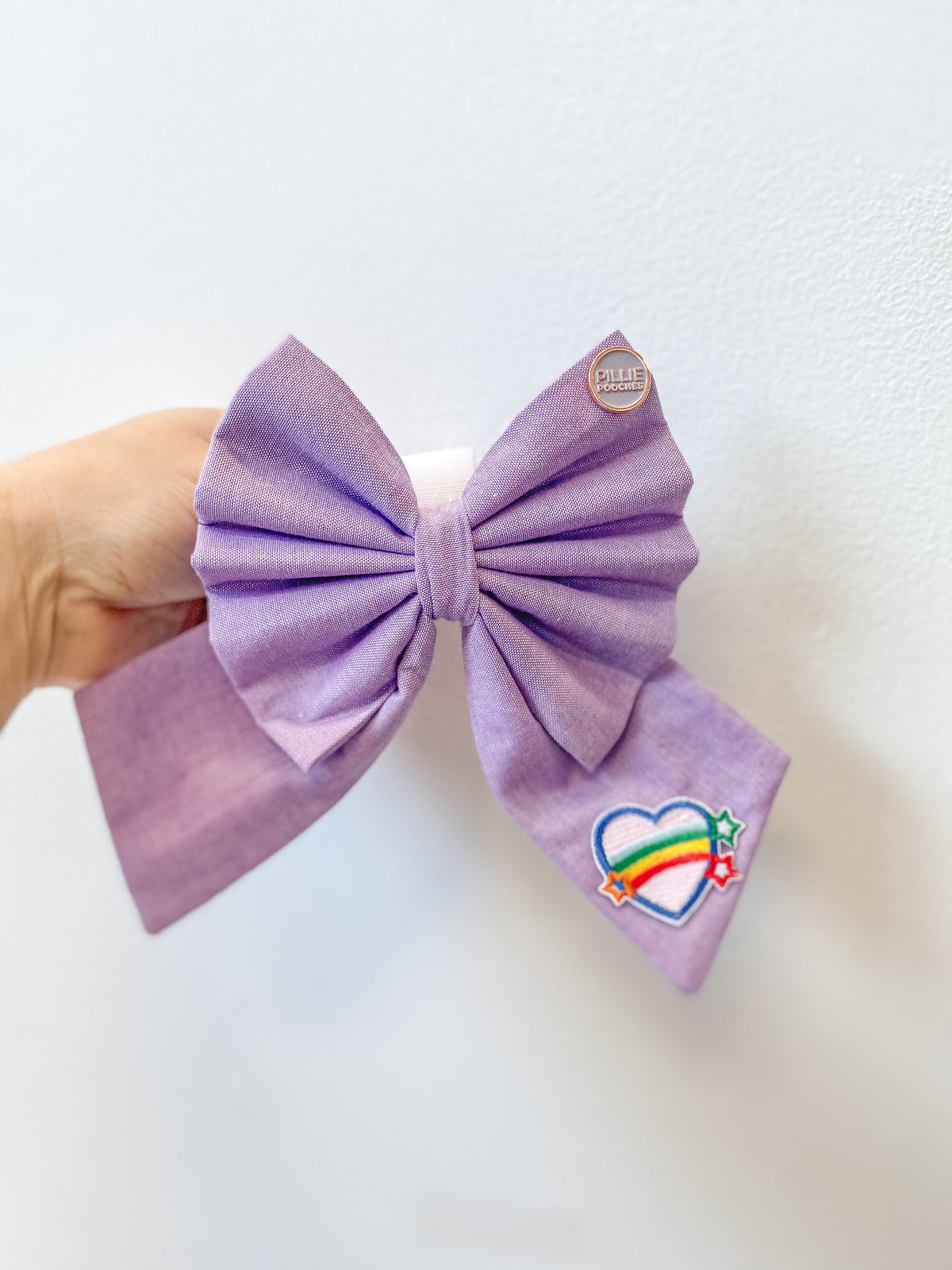 Limited Edition Lilac Rainbow Bow